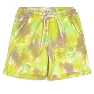 Finger in the nose kids sweatshorts Tiedye